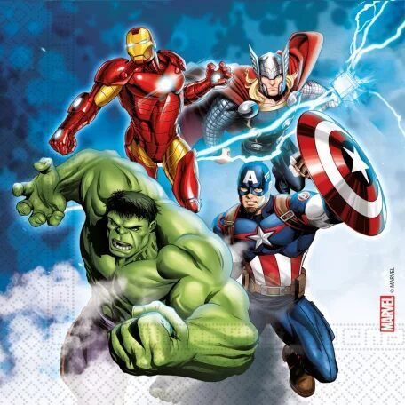 Avengers salvetes (20 gabali)
