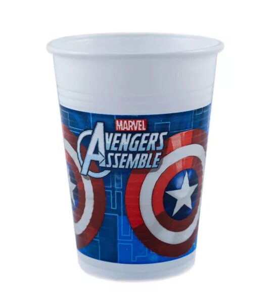 Avengers plastmasas krūze (8 gabali 200ml)