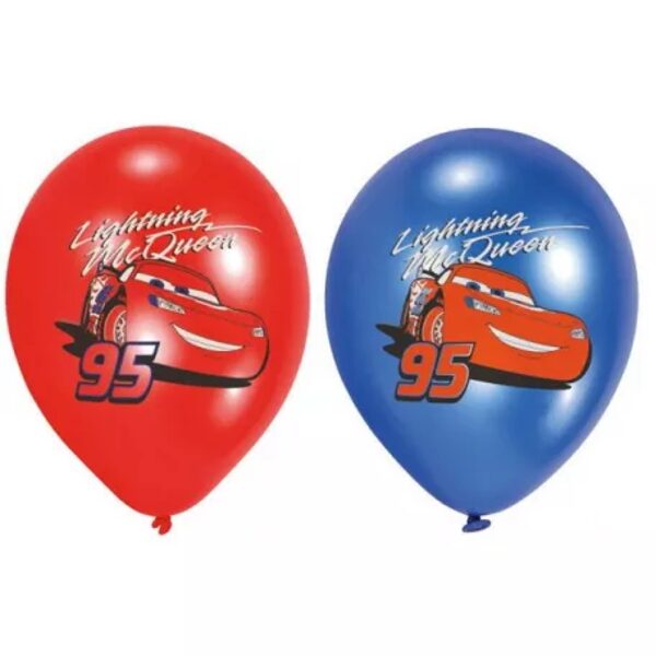 Disney Cars lateksa baloni (6 gabali)