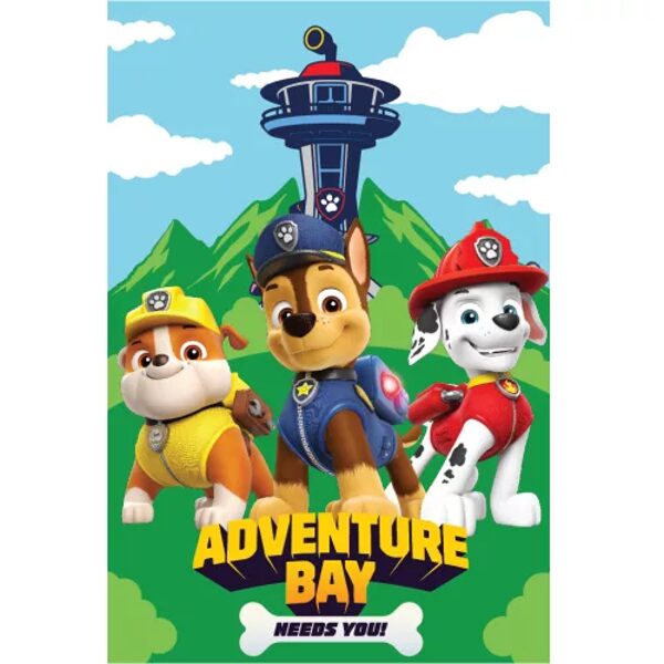 Paw Patrol flīsa pleds 100x150