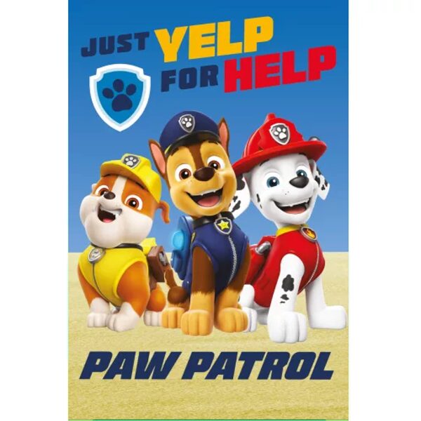 Paw Patrol flīsa pleds 100x150